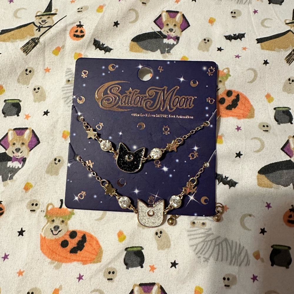 Sailor Moon Luna Artemis Friendship Bracelets NWT